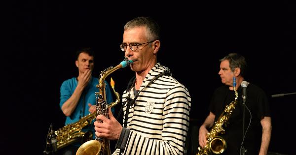 the three saxophonists from Ophonius quintet and their Syos mouthpieces the three saxophonists from Ophonius quintet and their Syos mouthpieces