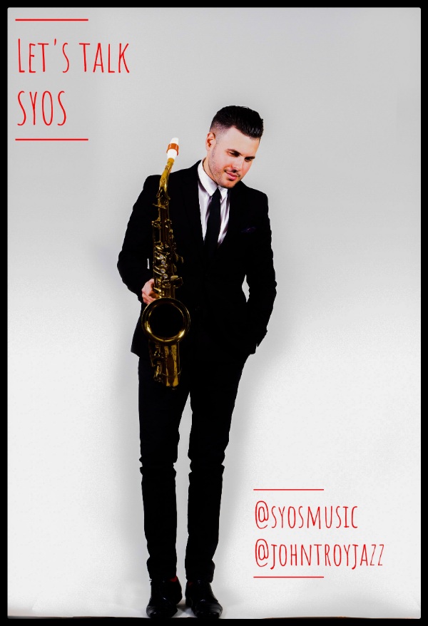 John Troy and his Syos tenor saxophone mouthpiece John Troy and his Syos tenor saxophone mouthpiece