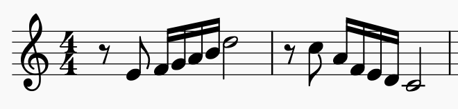 Melodic inversion motive