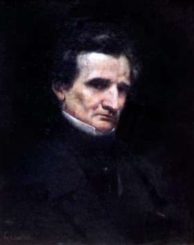 Hector Berlioz by Gustave Courbet