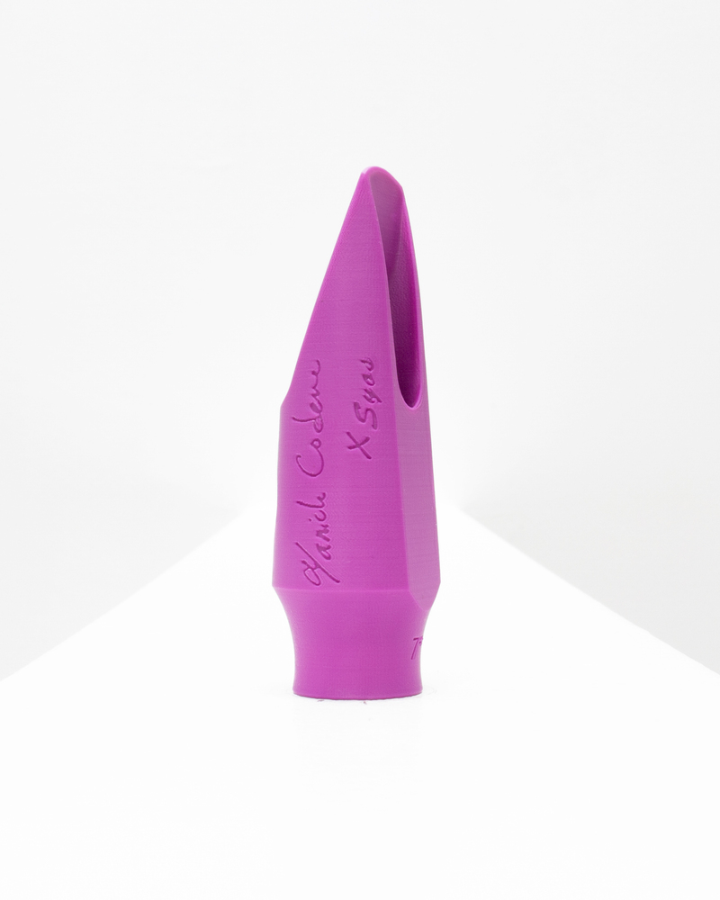 Michael Wilbur's (Moon Hooch) baritone saxophone mouthpiece by Syos